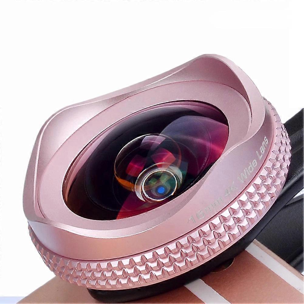 16mm 4K Super Wide Angle Macro Phone Lens 2 in 1 15X Distortionless HD Universal Clip Camera Lens Kit