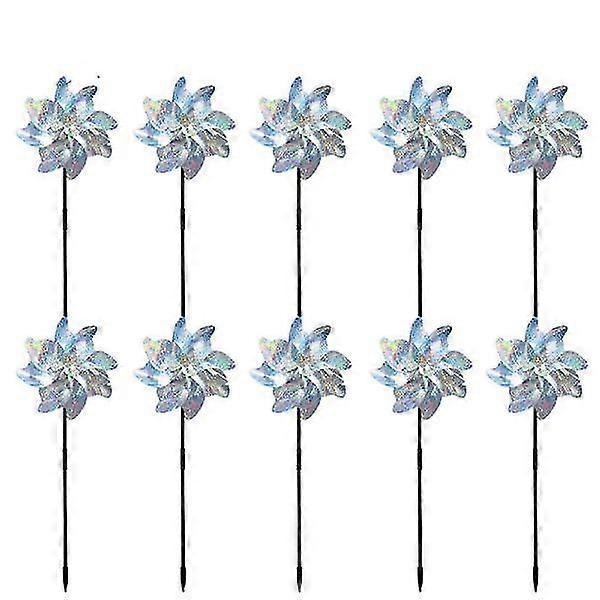 Reflekterande Fgelavvisande Vindhjul Vderkvarnar - Hll Fglar 10-pack