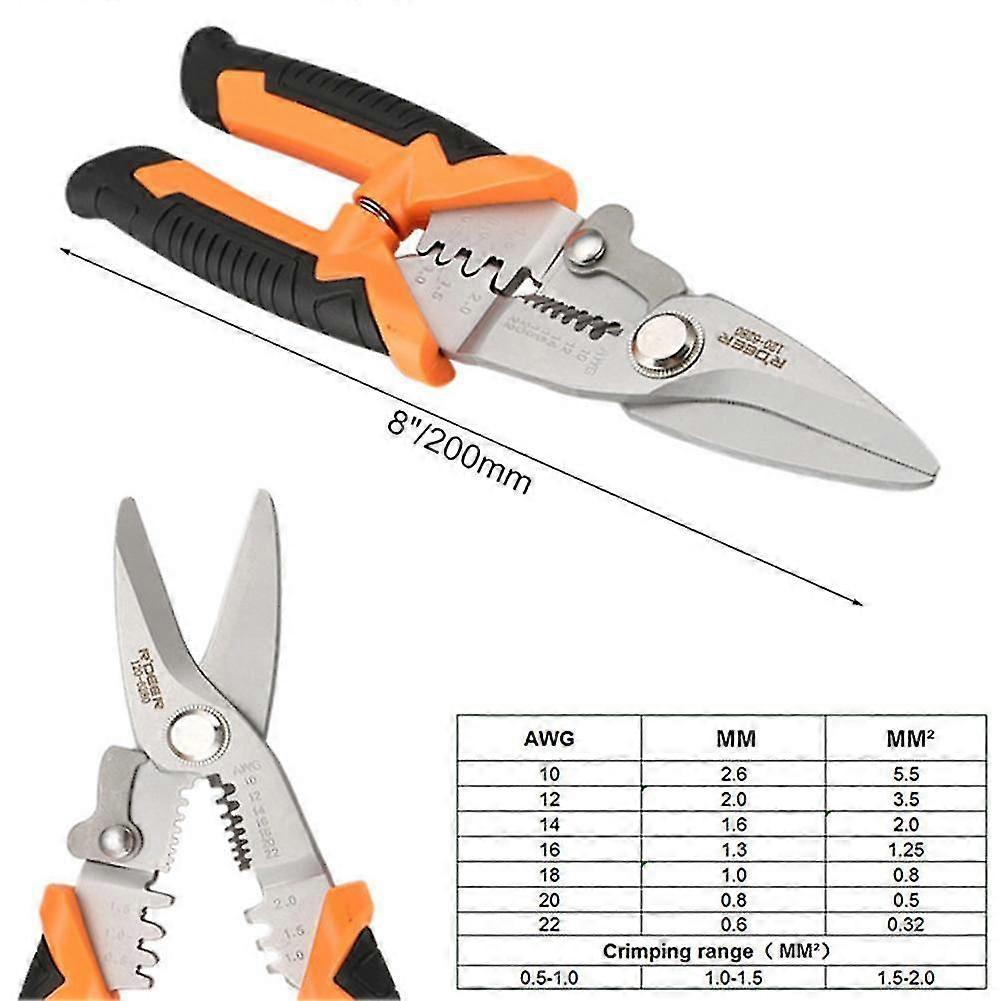 Electrician Crimper Cable Cutter