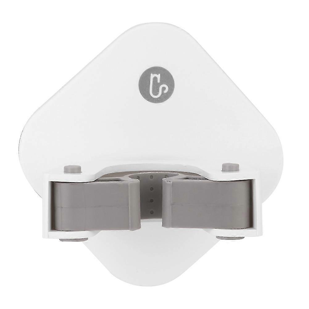 Seamless Wall Mount Broom Holder Clip - Multifunctional Bathroom Mop Hook Rack