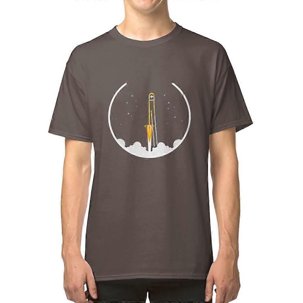 Trombone - Rocket, morsom trombone gaveidé T-skjorte