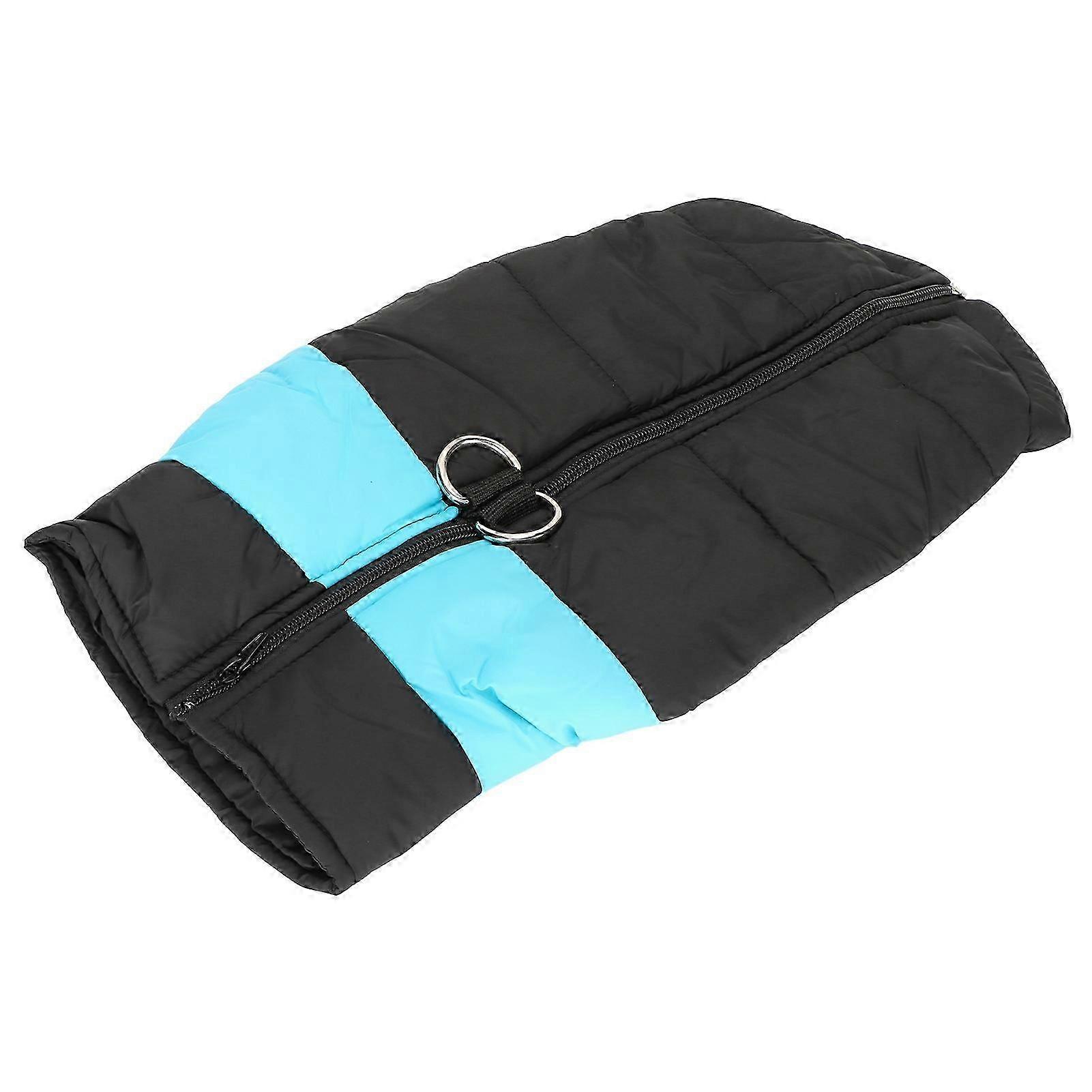 Dog Winter Jacket Thickened Warm Clothes for Medium Large Dogs Stylish and Cute Blue 3XL