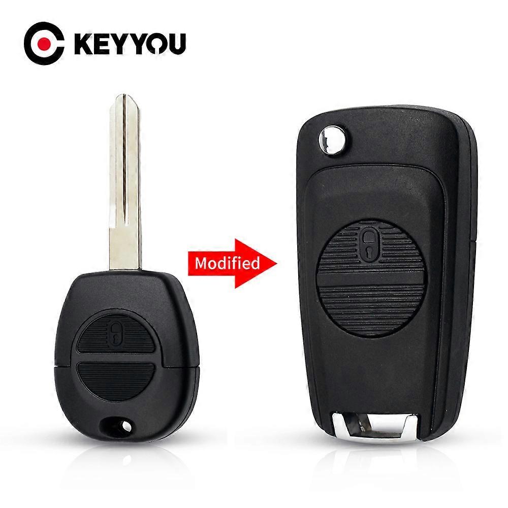 Modified Remote Car Key Shell Case 2 Buttons For Nissan Micra Almera Primera X-Trail Uncut Key Case Cover A33 Blade