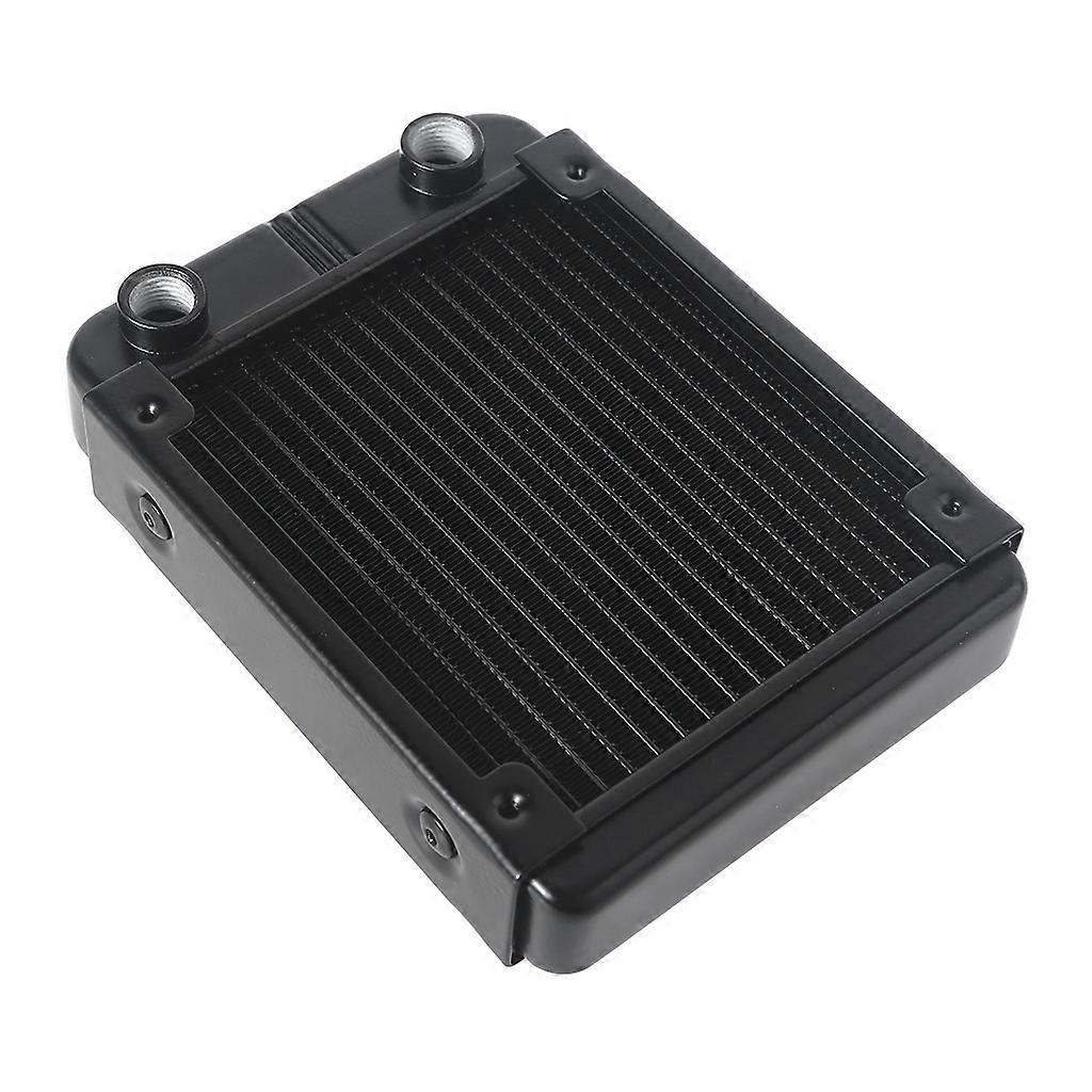 Water Cooling Computer Radiator 18 Pipe Aluminum Heat Exchanger Liquid Cooling