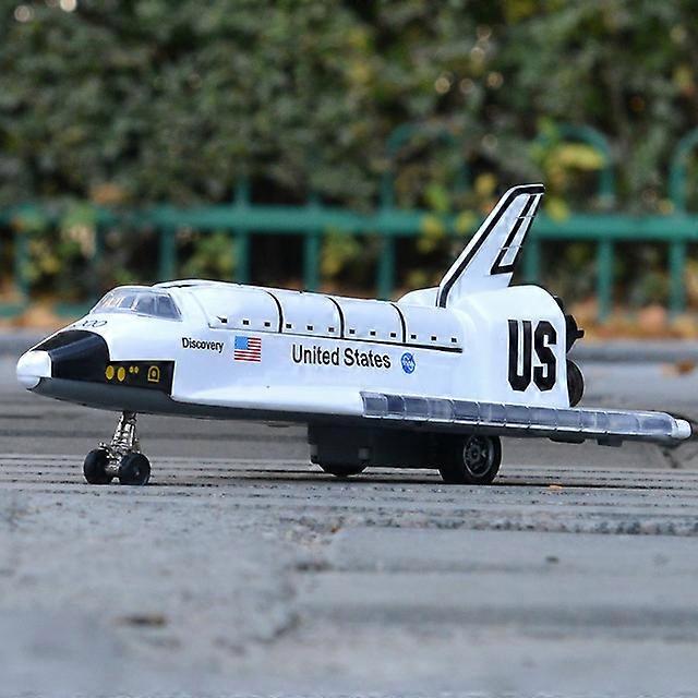 High quality 1:300 alloy space shuttle model,Military Aircraft Toys,simulation sound and light aircraft model
