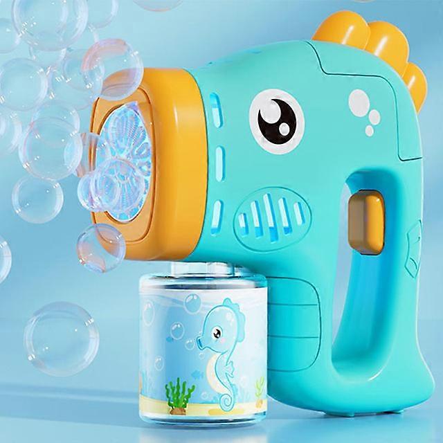 Cartoon Haima Bubble Beach Sand Toys Automatic Bubble Beach Sand Toys Machine with No Leakage Bubble Beach Sand Toys Gun Children's Toys without Batte