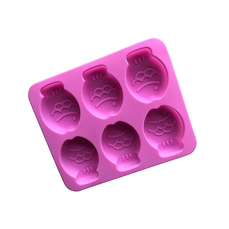 6 Cells Fish Shape Silicone Stencil Casting Die Soft Baking Pan
