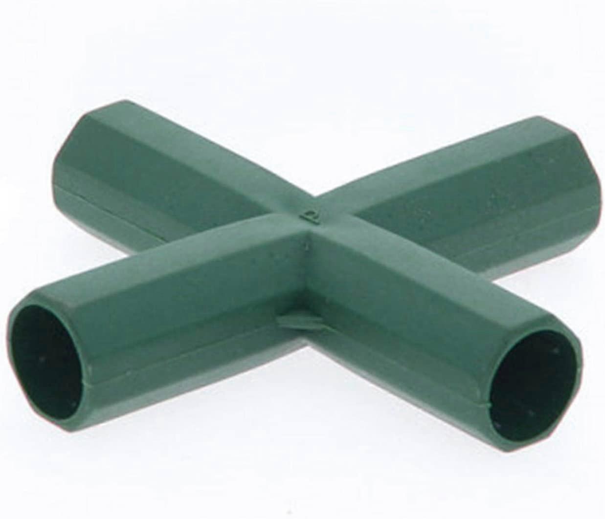 4PCS Greenhouse Frame Building Connector 16mm PVC Fitting 5 Types Stable Tube Support Adapter Parts