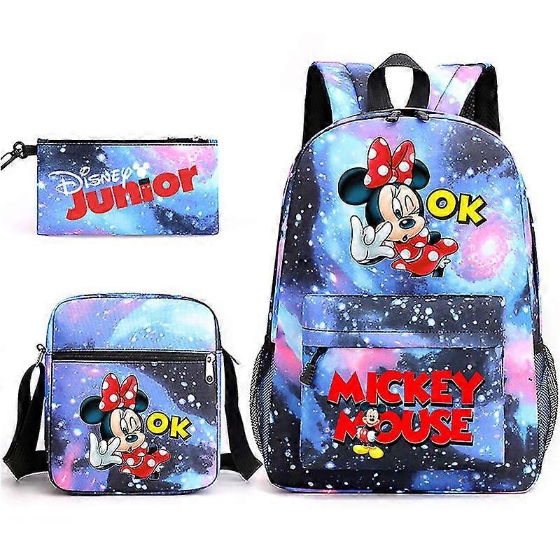 미키 마우스 배낭 패션 여행 가방 어린이 schoolbag 소녀 소년 학습 용품 학교 선물 모칠라