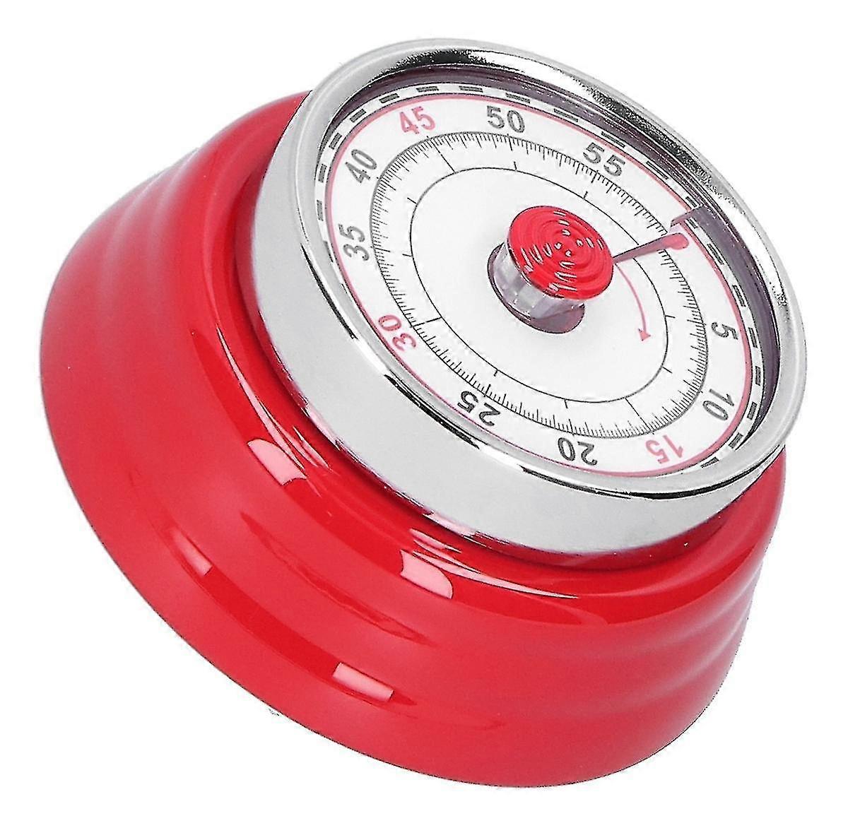 Kitchen Reminder Mechanical Timer Learning Clock Kitchen Timer Reminder Mechanical Timer (red)(1pcs)