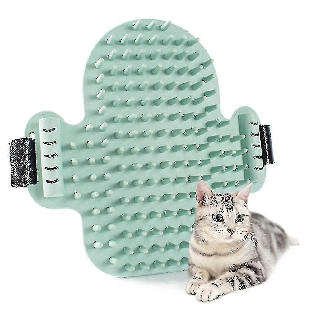 فرشاة الزاوية القط إزالة المطاط لعبة القط ، تدليك فرشاة الزاوية للقط لتخفيف الحكة