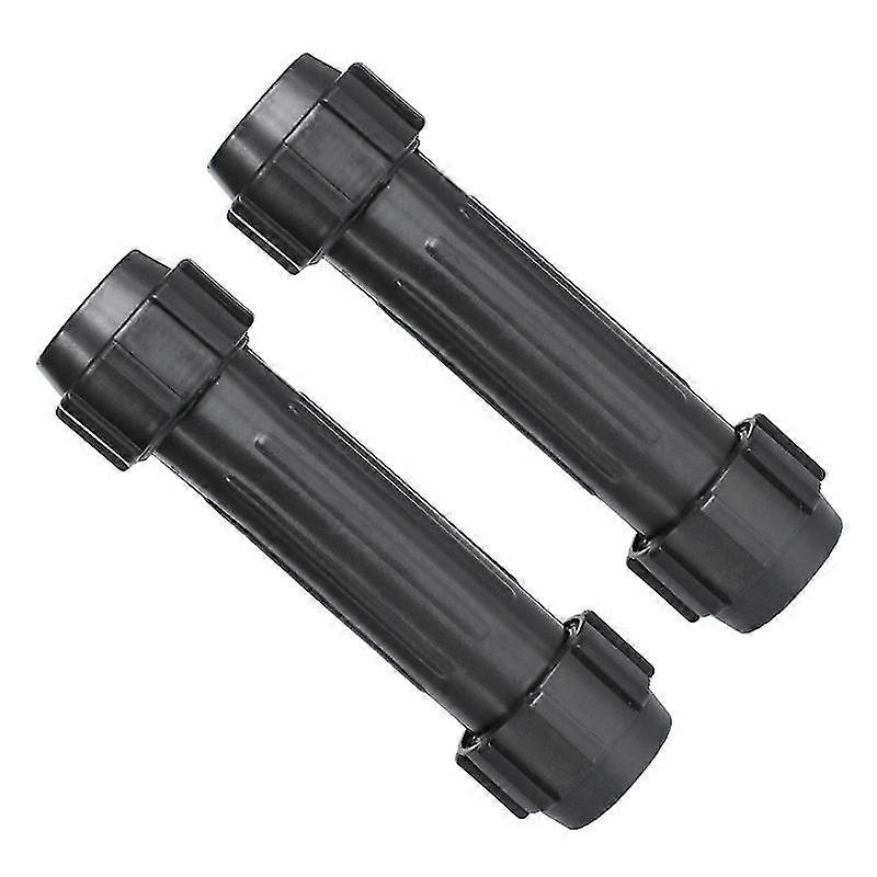 Paddle Connectors,easy Use Abs Portable Dinghy Screw Joint Paddle Oars Shaft Connector For Inflatable Boat Canoes Kayaks(2pcsblack)  Yaju