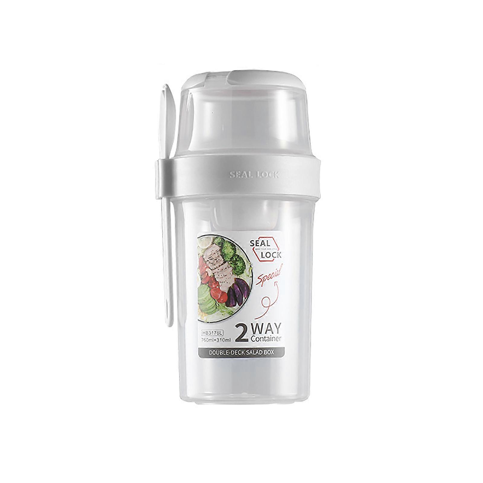Contenitore portatile per insalate di frutta verdura Keep Fit Salad Meal Shaker Cup Lunch Salad Container
