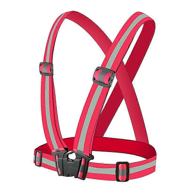 Cycling Jogging Safety Highlight Reflective Vest Night Work Security Running Reflective Straps High Visibility Reflective Vest
