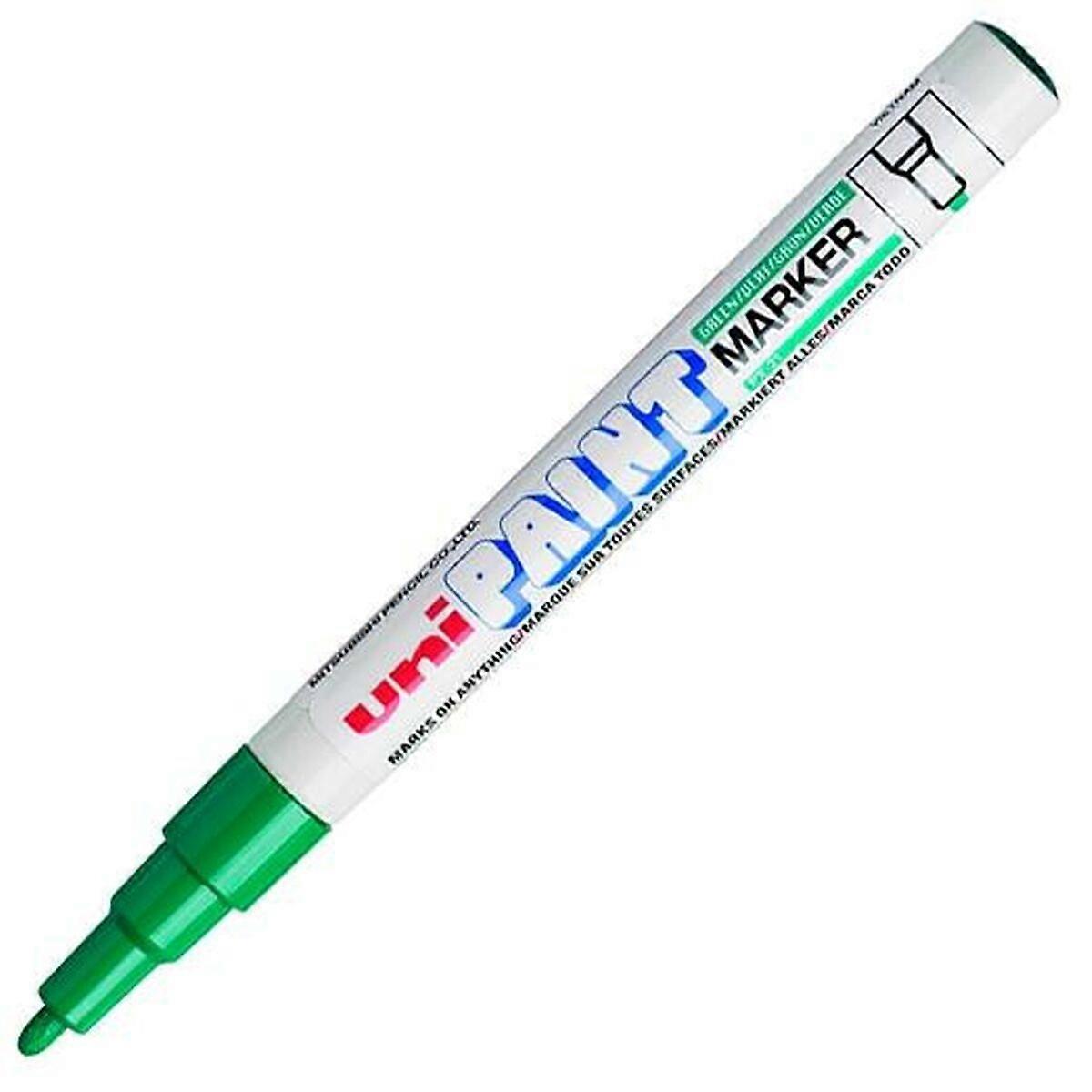 Permanent marker Uni-Ball Paint PX-21L Green 12 Pieces