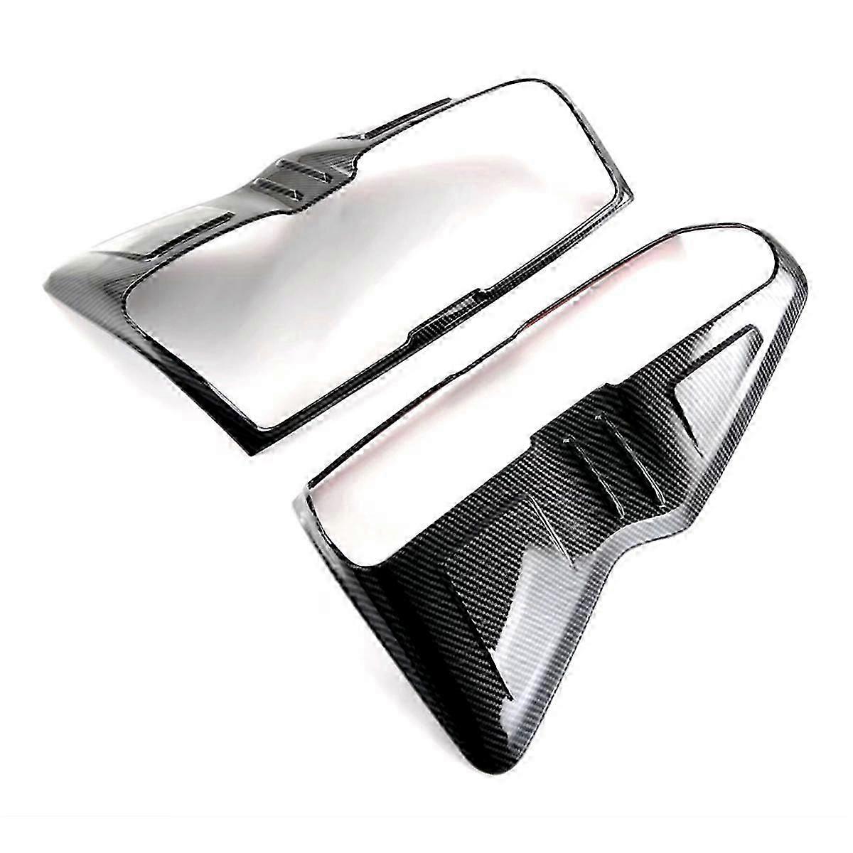 suitable for D-MAX DMAX 2021 2022 2023 ABS Carbon Fiber Rear Light Cover Trim Tail Light Lamp Frame Accessor