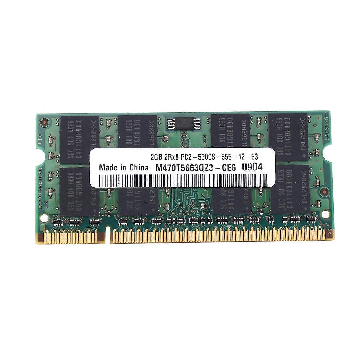 DDR2 2GB RAM Memory PC2 5300 Laptop RAM Memoria SODIMM RAM 667MHz Memory 200Pin RAM Memory
