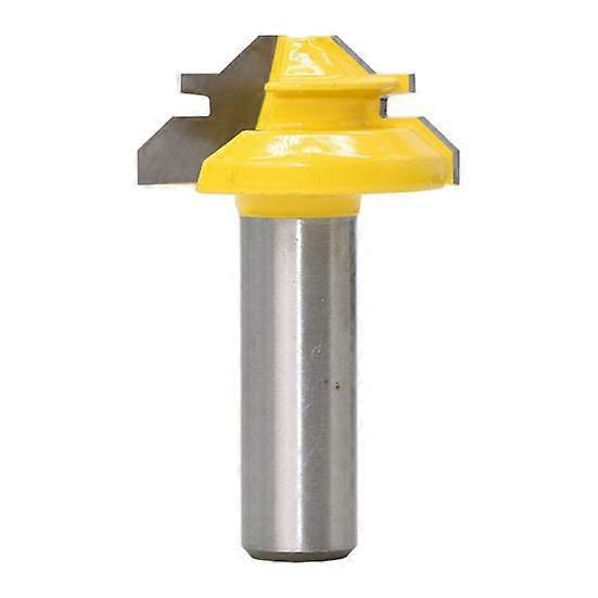 45 Degree Lock Miter Router Bit Woodworking Tenon Milling Cutter Tool Accessory