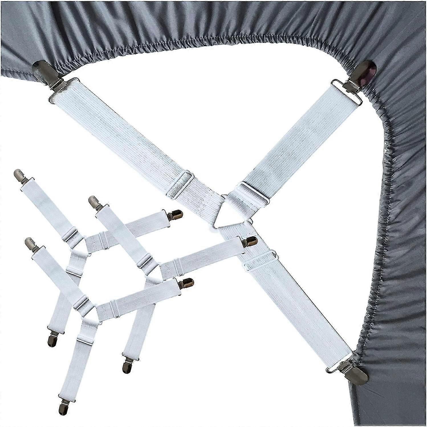 Bed Sheet Holder Straps Sheet Keepers Bedsheet Holders Fasteners 2 Sets