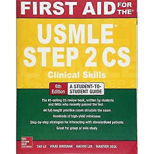 First Aid for the USMLE Step 2 CS, Sixth Edition