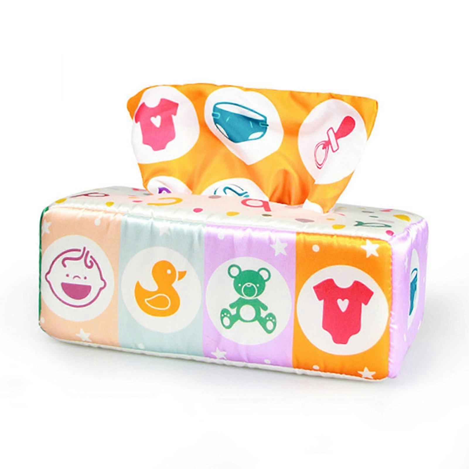 Baby Tissue Box Toy Interactive Baby Sensory Box For Preschool Children