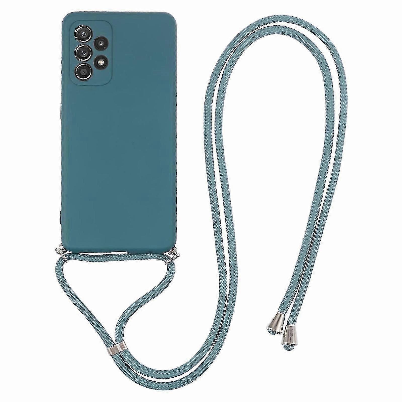 For Samsung Galaxy A52 4G / 5G / A52s 5G Case Precise Cutout TPU Cover with Long Lanyard