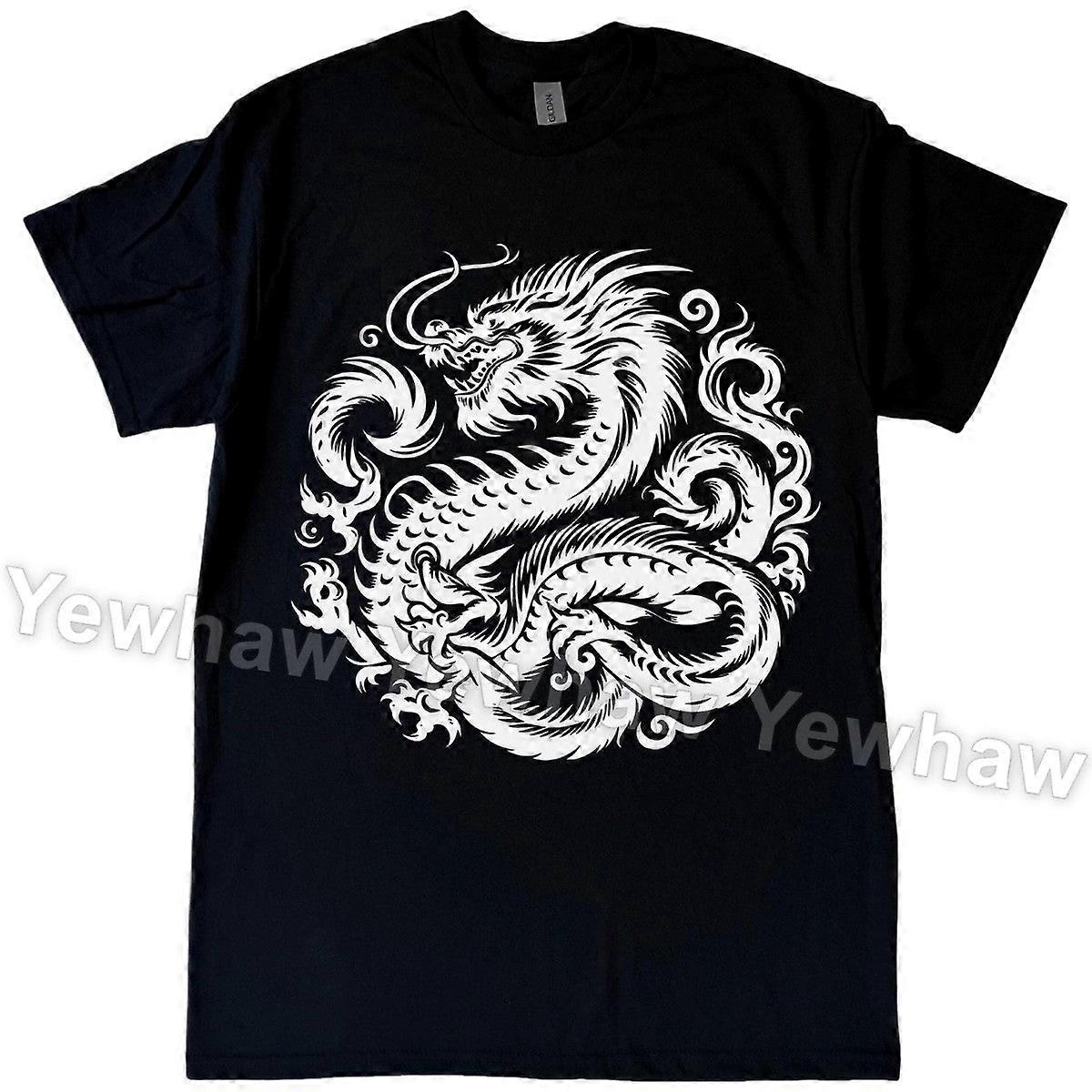 Retro tričko s čínským drakem, tričko s grafikou 90. let, skvělý nostalgický dárek
