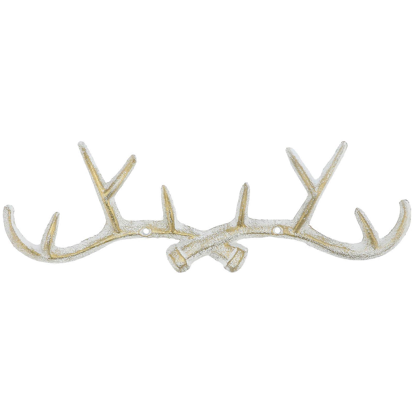 Coat Rack Antler-Shaped Wall Hanging Shelf For Towels And Jewellery Display Rack Retro Home Decor