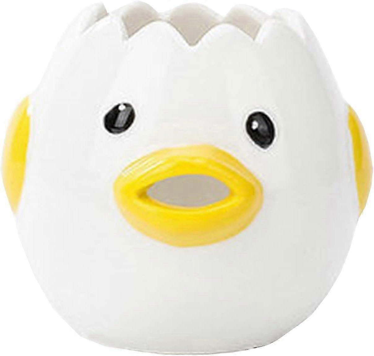 Cartoon Egg Separator Mini Egg White and Yolk Separator Practical and Simple Ceramic Egg Separator Suitable for Kitchen Baking Small Tools Yellow -