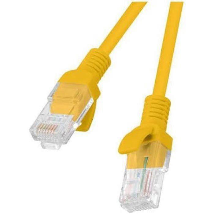 UTP Patch Cable Cat.6 - LANBERG - 3M - Orange - High Performance - Reliable Connectivity