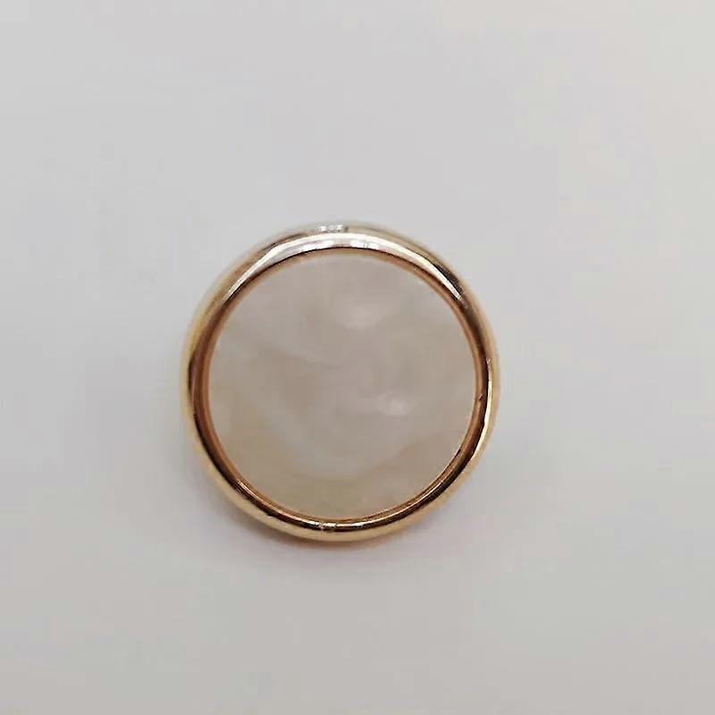 10pcs Beautiful Gold Color Buttons 11/15/21mm High Quality Plastic Shank Buttons Clothes Sewing Accessories