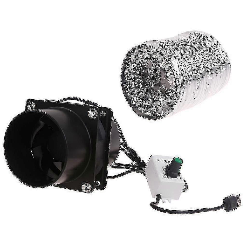 High-performance Ventilation Fan With Powerful Suction And Plastic Duct Pipe