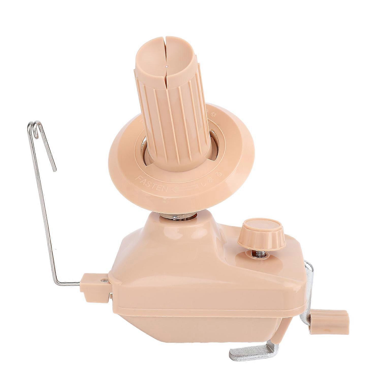 Yarn Ball Winder Hand Operated Portable Needlecraft Winding Machine for Home and School Crafting Kha