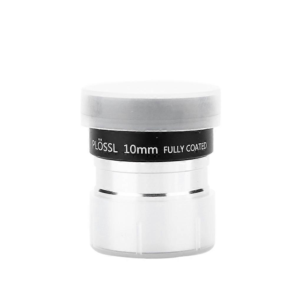 Professional Plossl Eyepiece, High Quality Optical Lens For Telescope, 1.25 Inch 10mm Focal Length, Pure Optical Glass Lens Ensures Sharp Images With