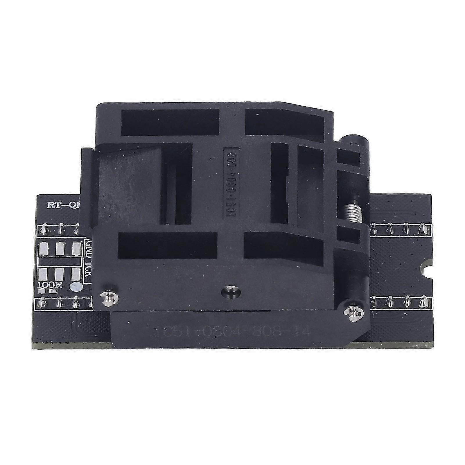 RT809H Programmer Adapter Serial ICSP Interface High Speed Parallel High Voltage Programming QFP80 Adapter Socket