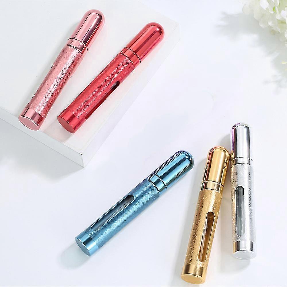 mini parfymsprayflaska tom atomizer, 5PCS påfyllningsbar 12ML bärbar, resa, lätt att inta, stark tätning, lukt avdunstar inte