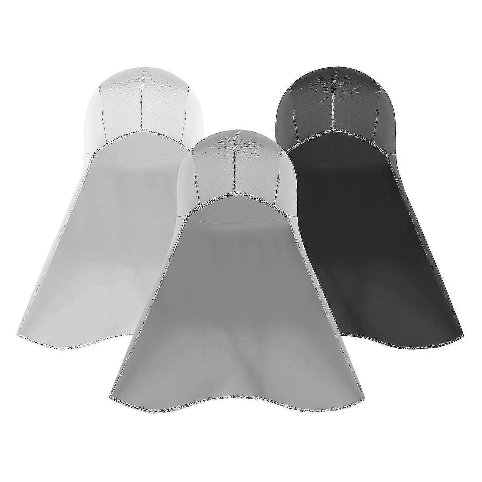 3 Pieces Hard Hat Liner with Neck Flap Cooling Caps Liner Sweat Wicking Cap with Tail Shade for Saf