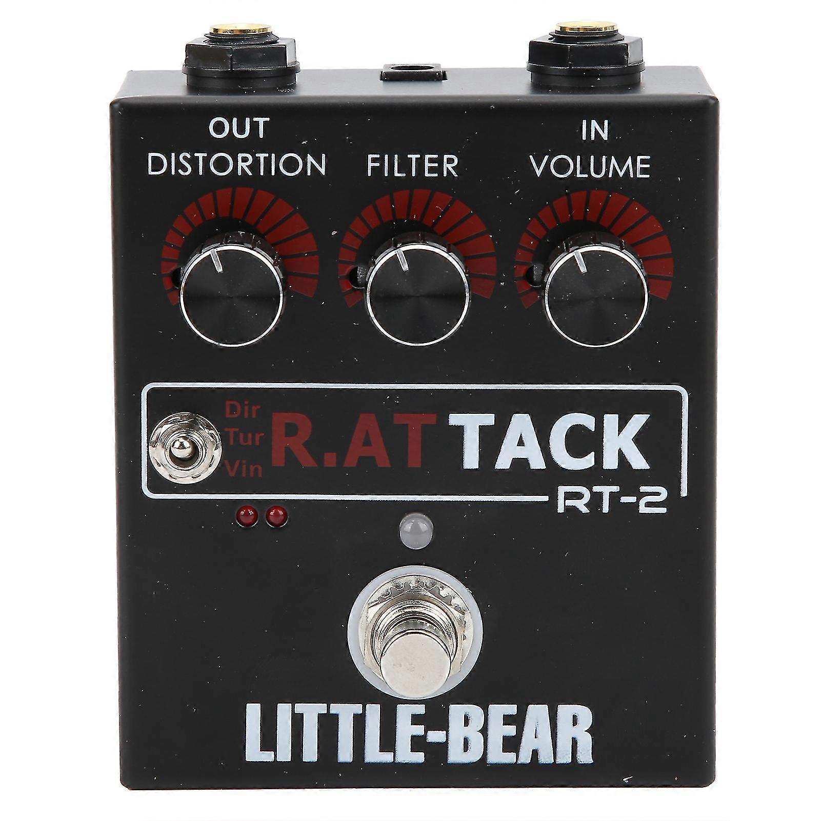 Guitar Distortion Effector Electric 3‑Level for RAT Tone Single Effect Accessories LM308N