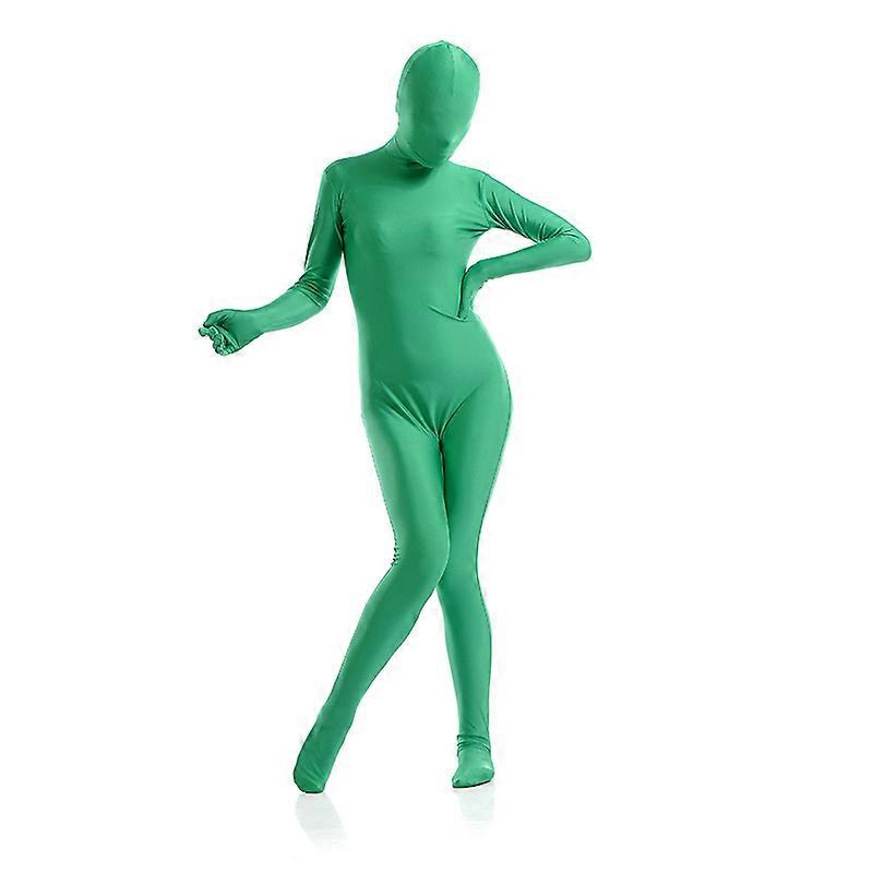 Solid color tight invisible clothes, Halloween cosplay adult costume