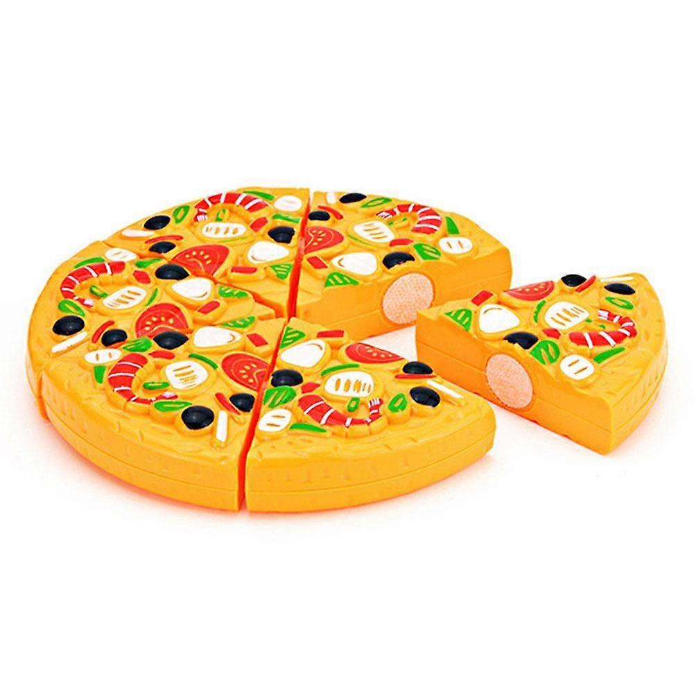 ピザパイカット&サーブごっこ遊び食品セット - キッチン楽しいカット可能な食品玩具