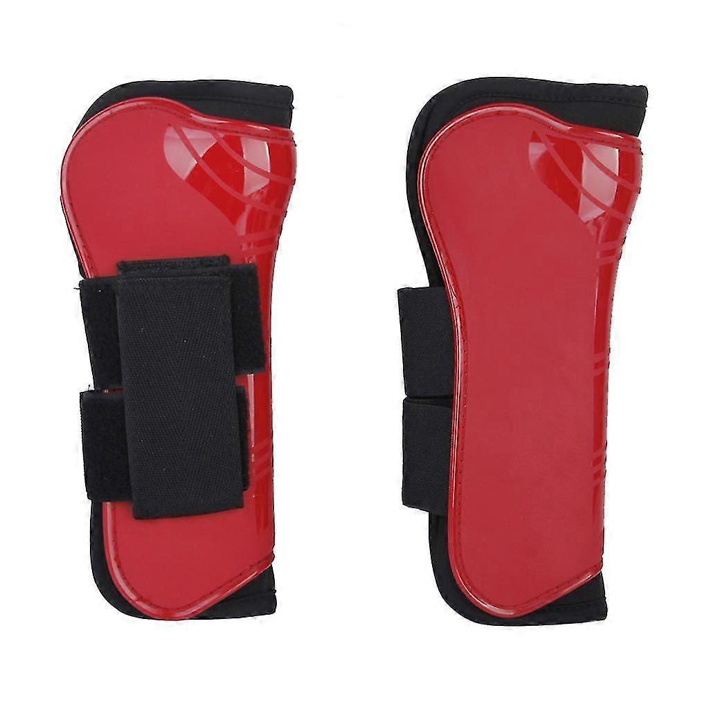 1Pair Neoprene Horse Exercise Jumping Brushing Protection Tendon Boots Red