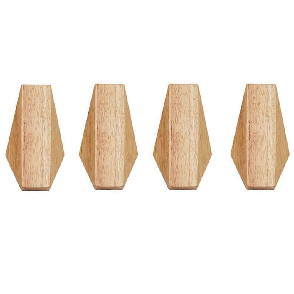Japanese Style Simple Modern Solid Wood Hook Wall Hanging Coat Hooks