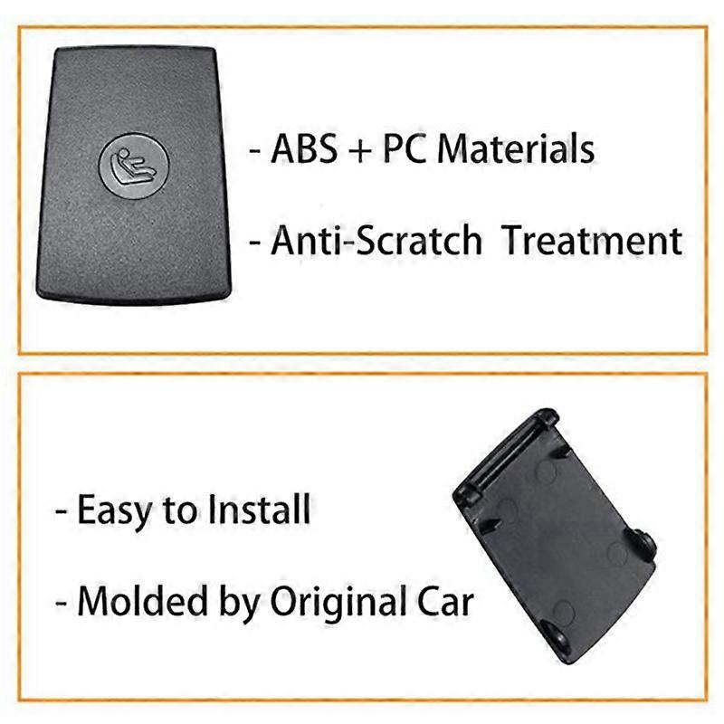 4X for - F20 F30 F31 E84 E87 3-as sorozatú hátsó gyermekülés horgony ISOFIX fedél 52207319686