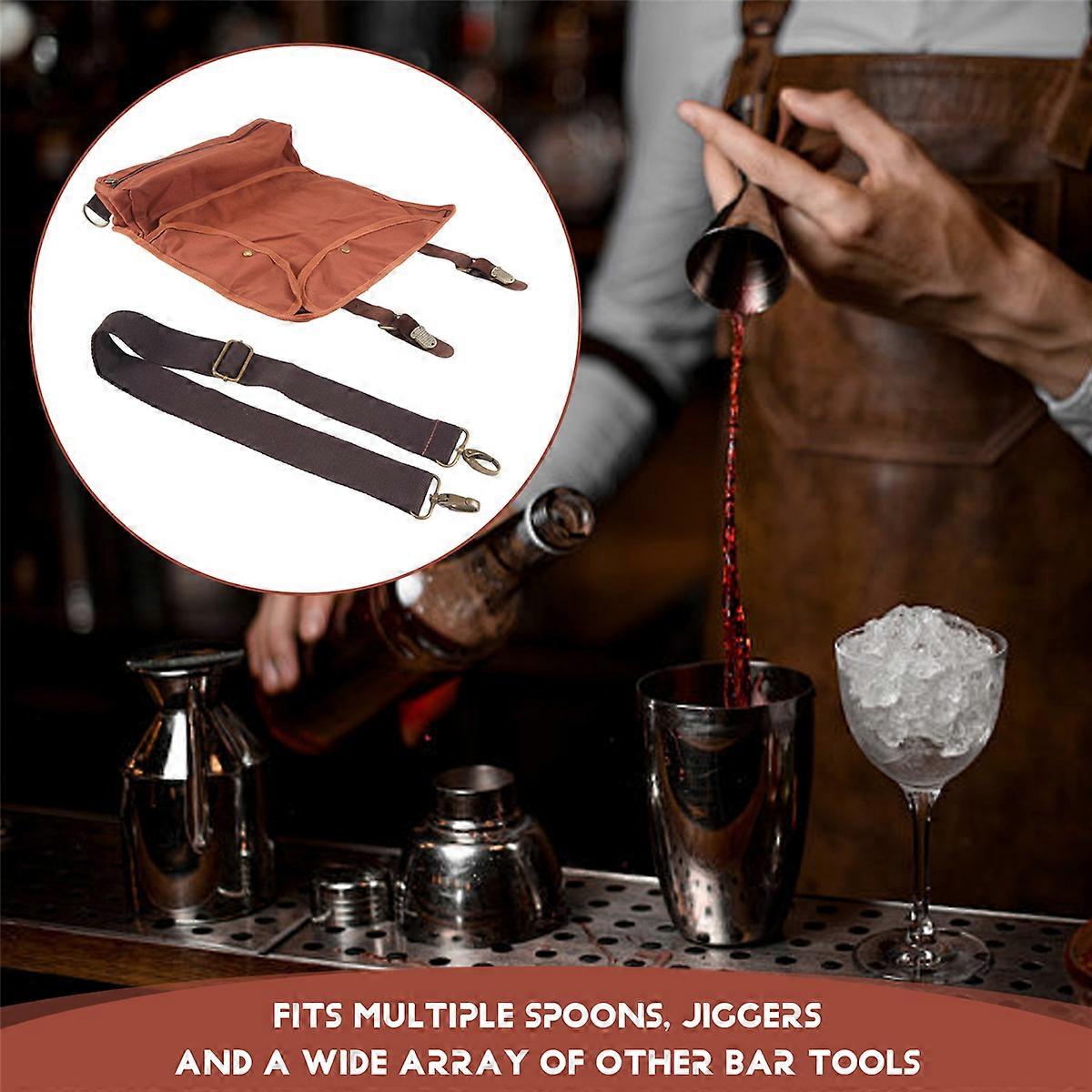 Bartender Carrying Bag Creative Bartender Canvas Toolkit Storage Bag