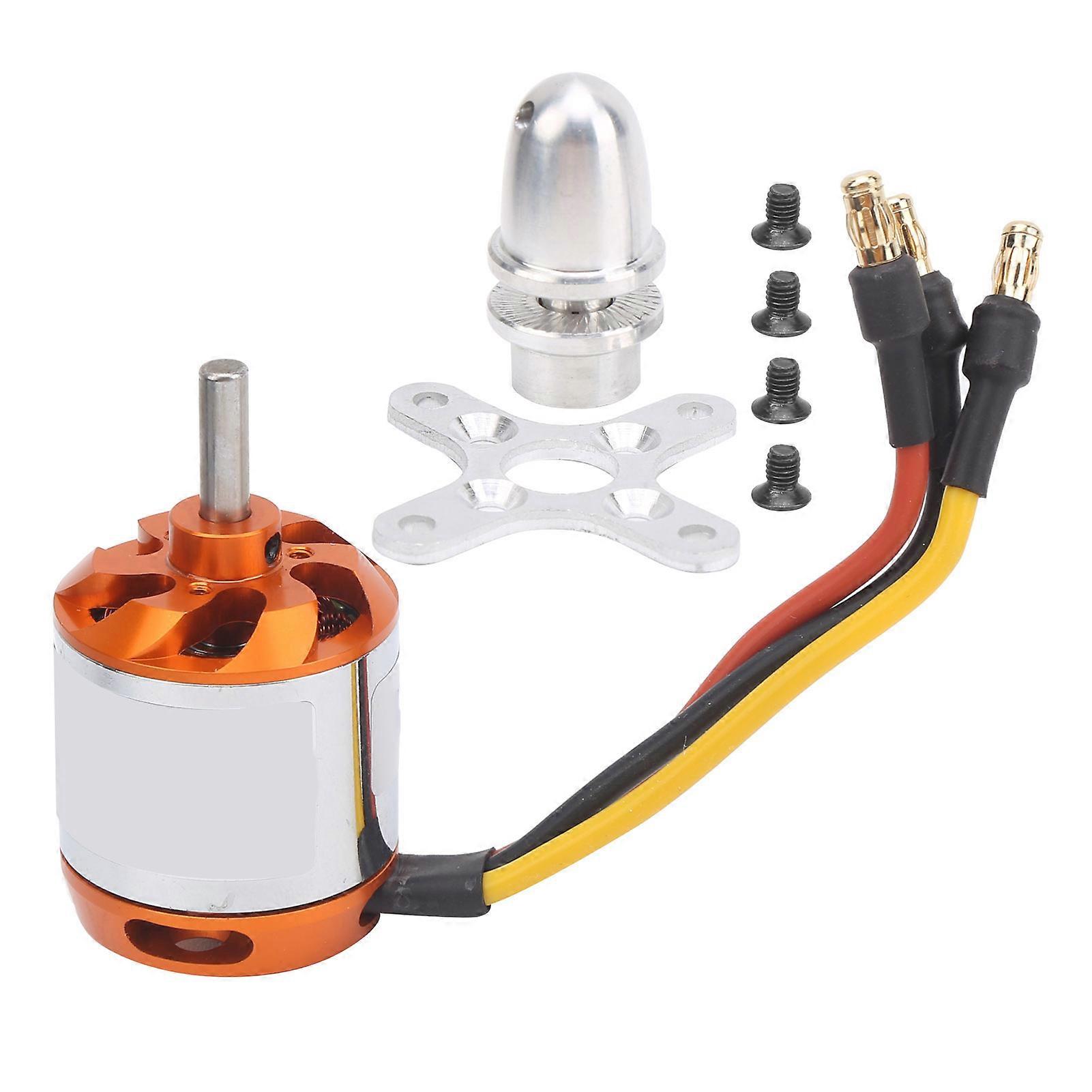 D2836 Brushless Motor with Adapter RC Motor Replacement for RC FixedWing Airplane(750KV )