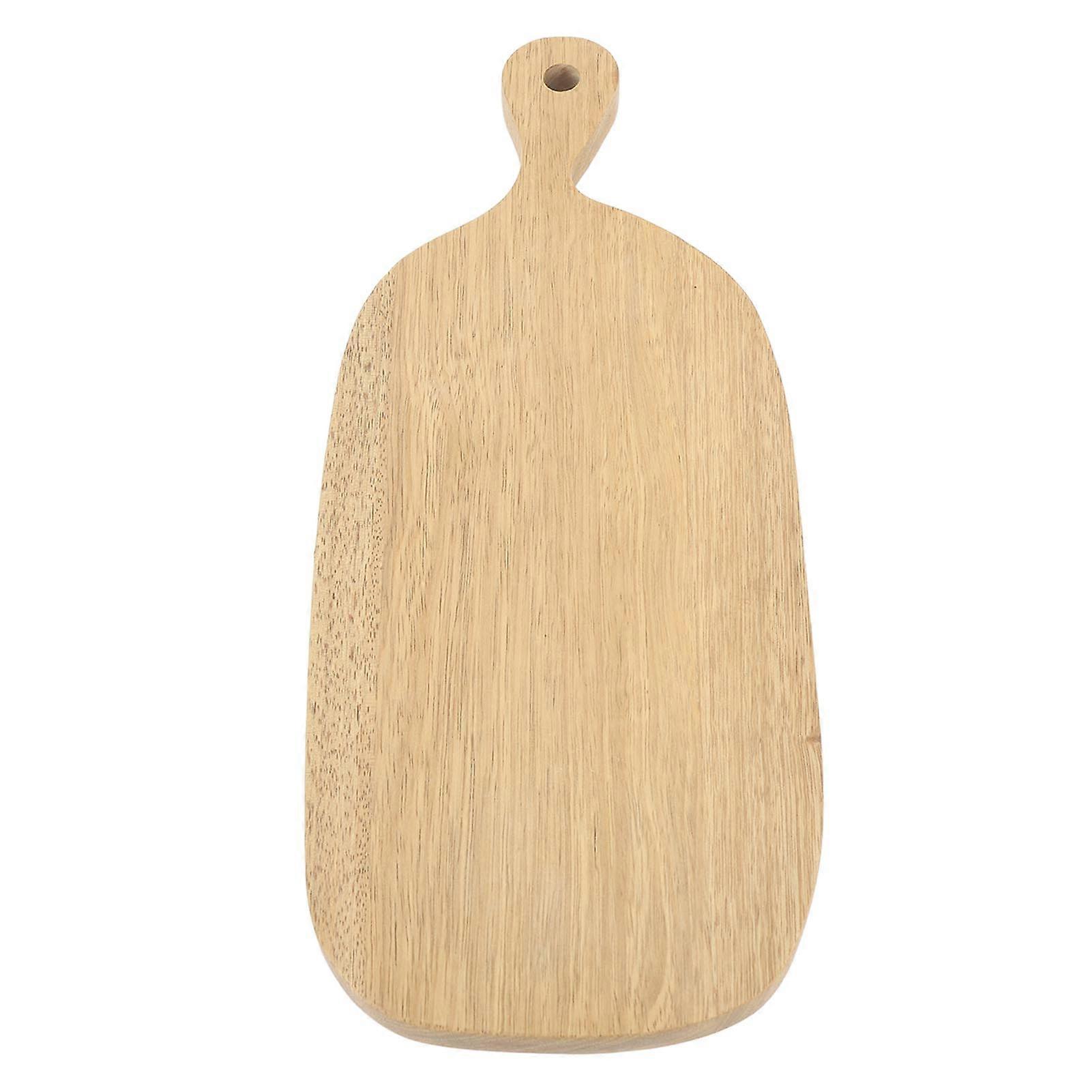 Wood Cutting Board with Handle Hand Polished Beautiful Chopping Board Bread Board for Displaying Preparing Food Large 