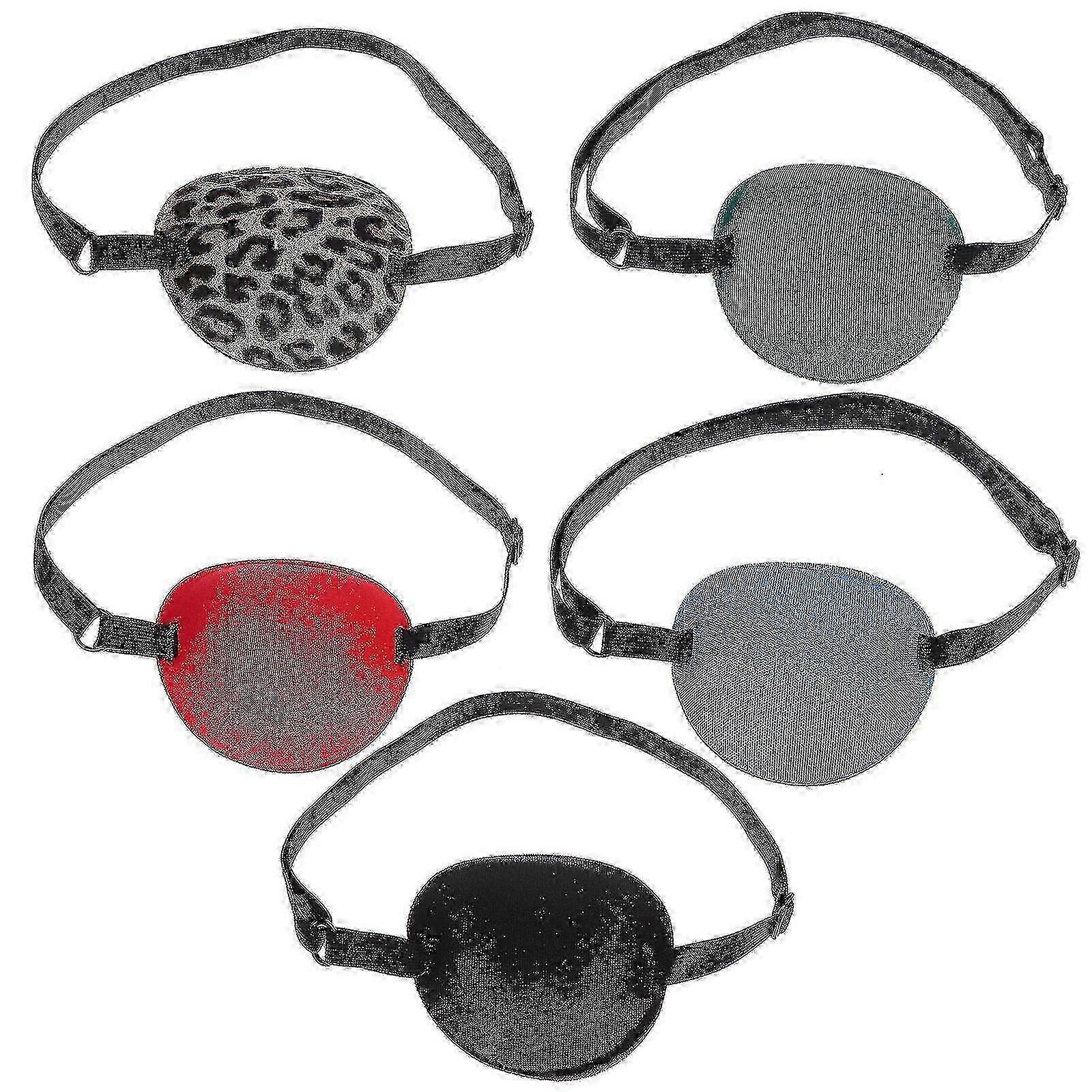 10 Pcs Single Eye Masks Adults Adjustable Elastic Eye Patches Amblyopia Strabismus Eye Mask Blindfold Covers