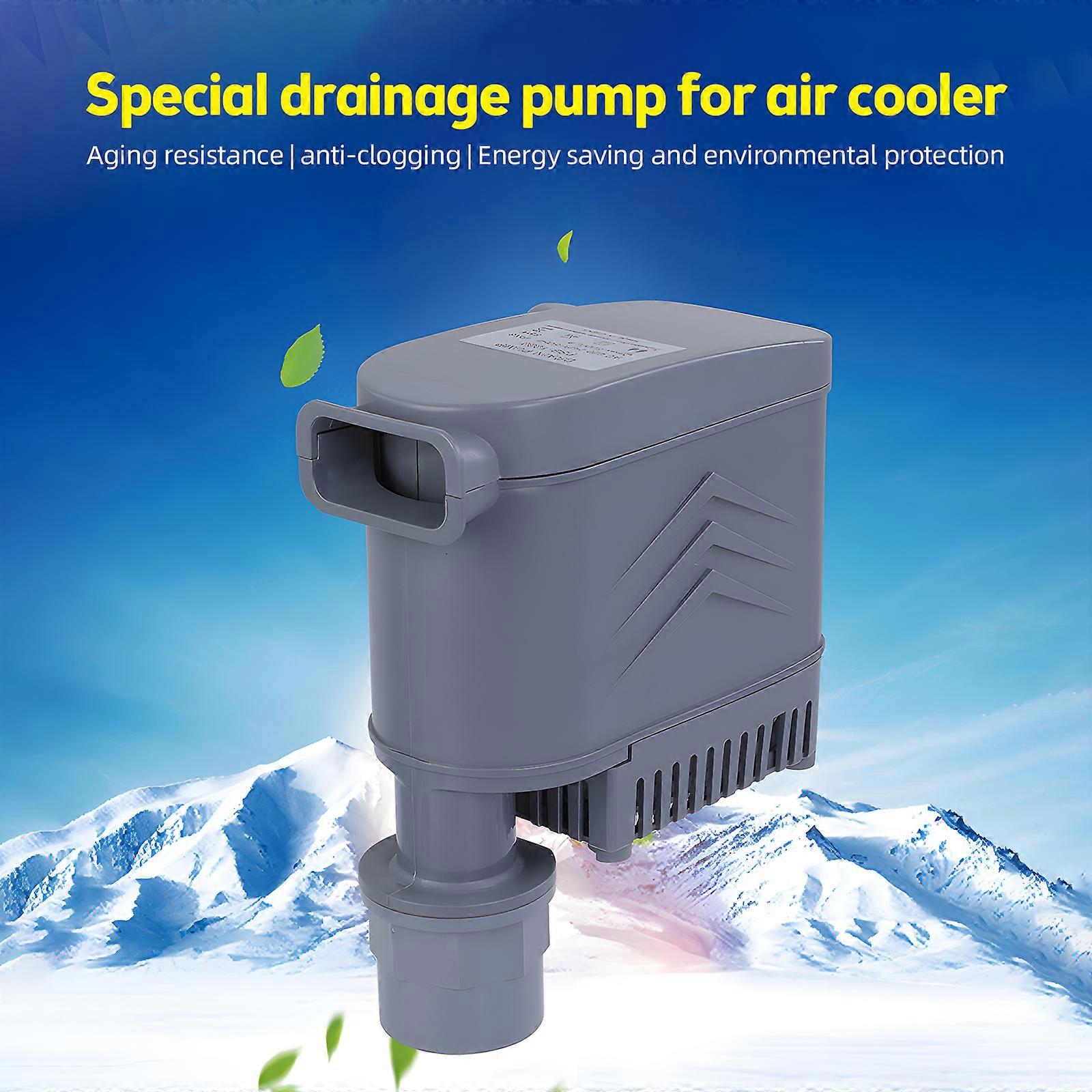 Water Drainage Pump - AC110V-240V Low Noise 35W 3000L/H High Flow Air Conditioning Drainage Pump with 3.28ft Power Cord for Cooling Fan / Fish Tank