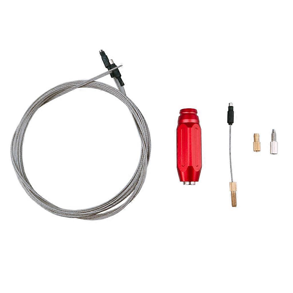 Professional Bicycle Inner Cable Routing Tool Guide Install for Inner Cable Bicycle Frame Shift Hydraulic Wire Shifter Red