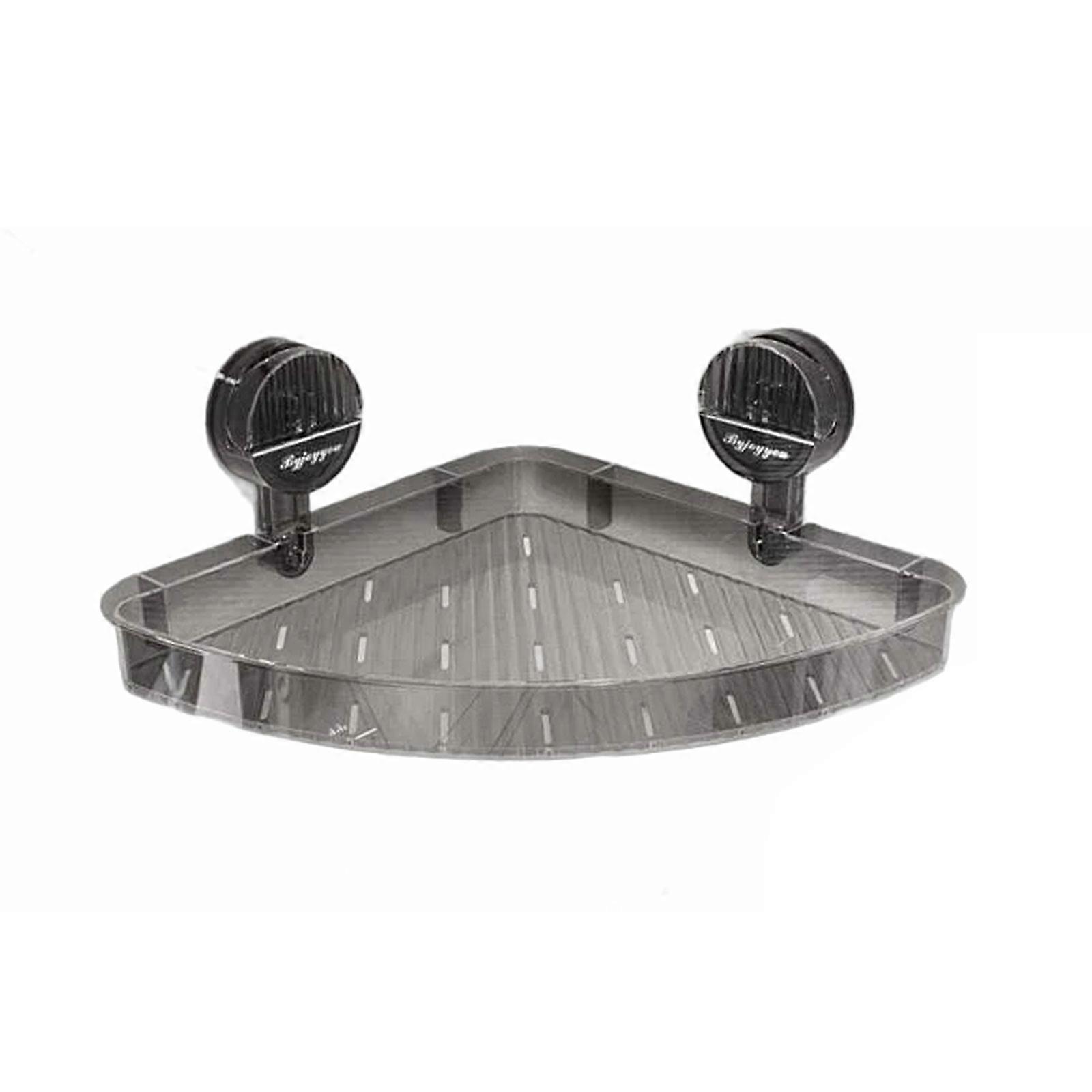 Space saving Suction Cup Organizer Rack Practical Suction Cup Shelves Accessible Storage Container Holder Everyday Items